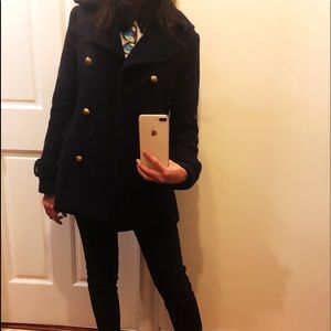 Banana republic women wool coat. Size 0